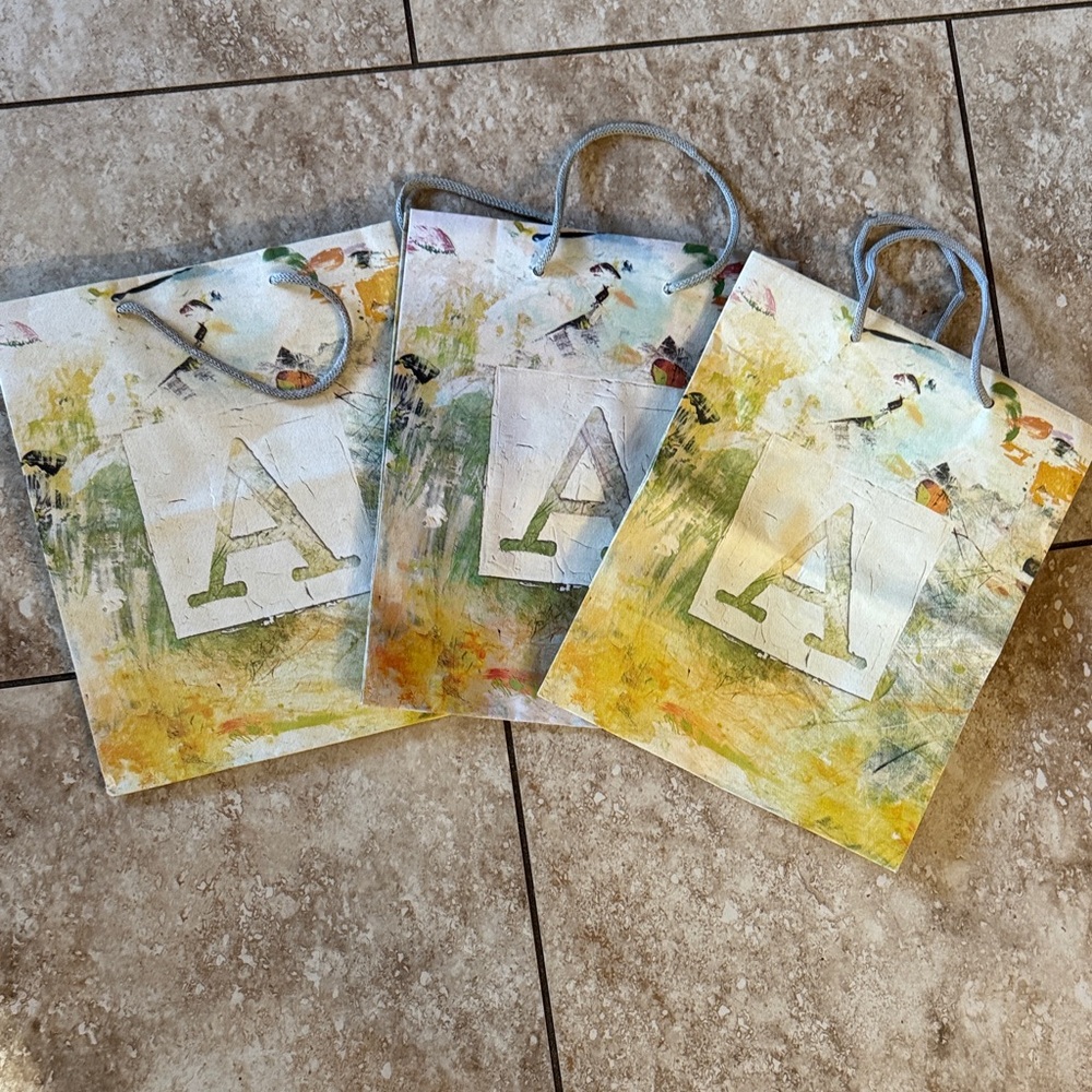 3 Anthropologie Artistic Mini Bags - Multicolor